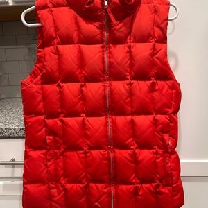 GAP Red and Orange Puffer Vest